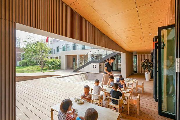 體驗鋼筋混凝土叢林中的愛之園幼兒園（LEED認(rèn)證）