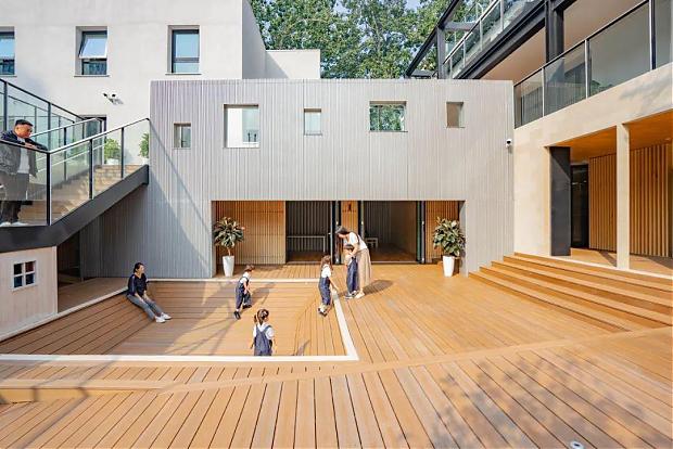體驗鋼筋混凝土叢林中的愛之園幼兒園（LEED認(rèn)證）