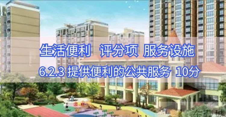 6.2.3提供便利的公共服務