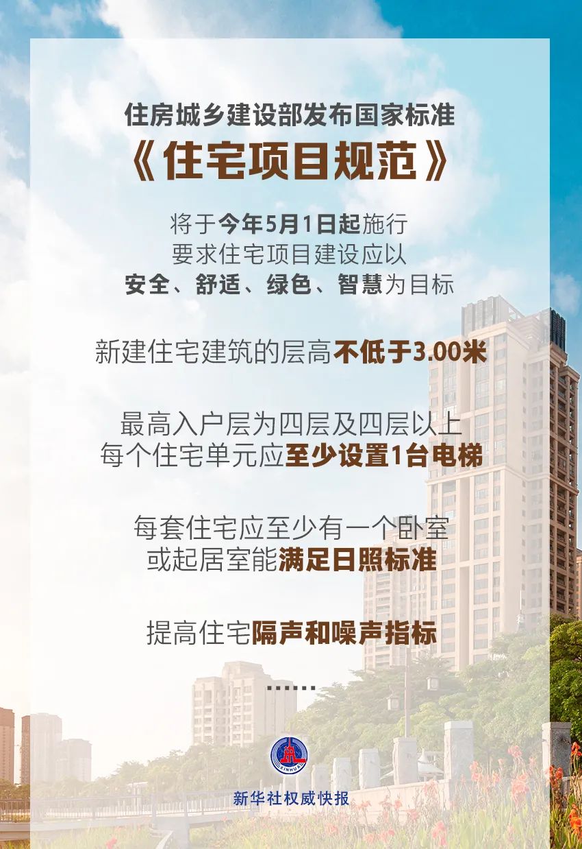 《住宅項目規范》全文發布！對綠色低碳有規定