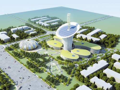 國內最大仿生綠色建筑“馬蹄蓮花”造型曝光