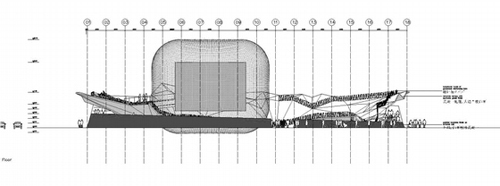 西歐大型國(guó)家館建筑施工圖（上海知名大學(xué)設(shè)計(jì)院設(shè)計(jì)）