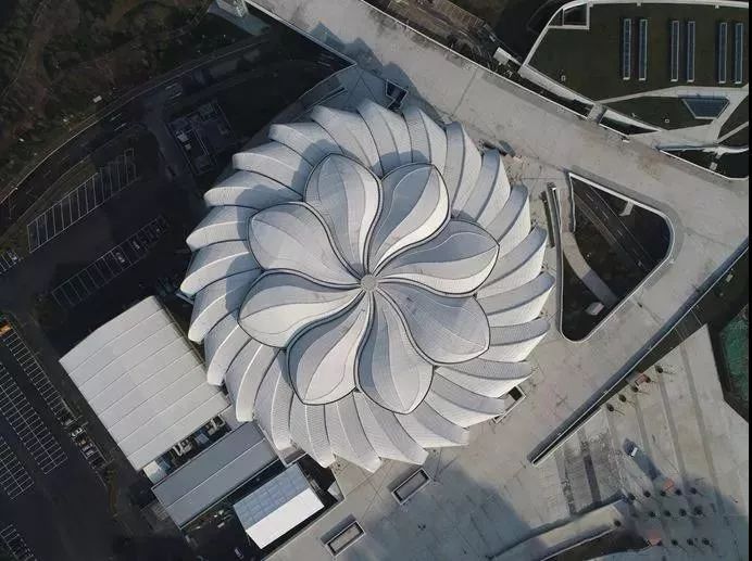 耗資11億、重達1280噸、40米高空上的“蓮花”建筑開花了！網友：撲面而來的中國風！
