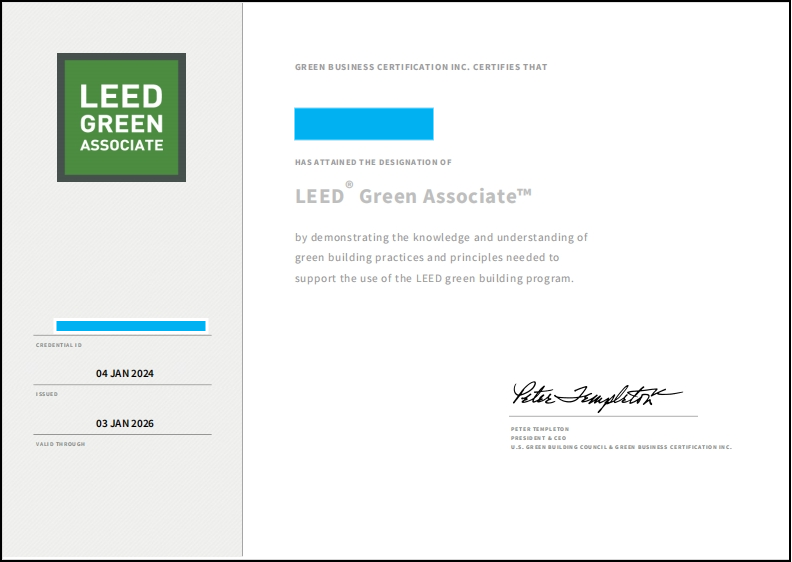 【福利】LEED GA單位專場培訓班-每人僅需600元輕松取證